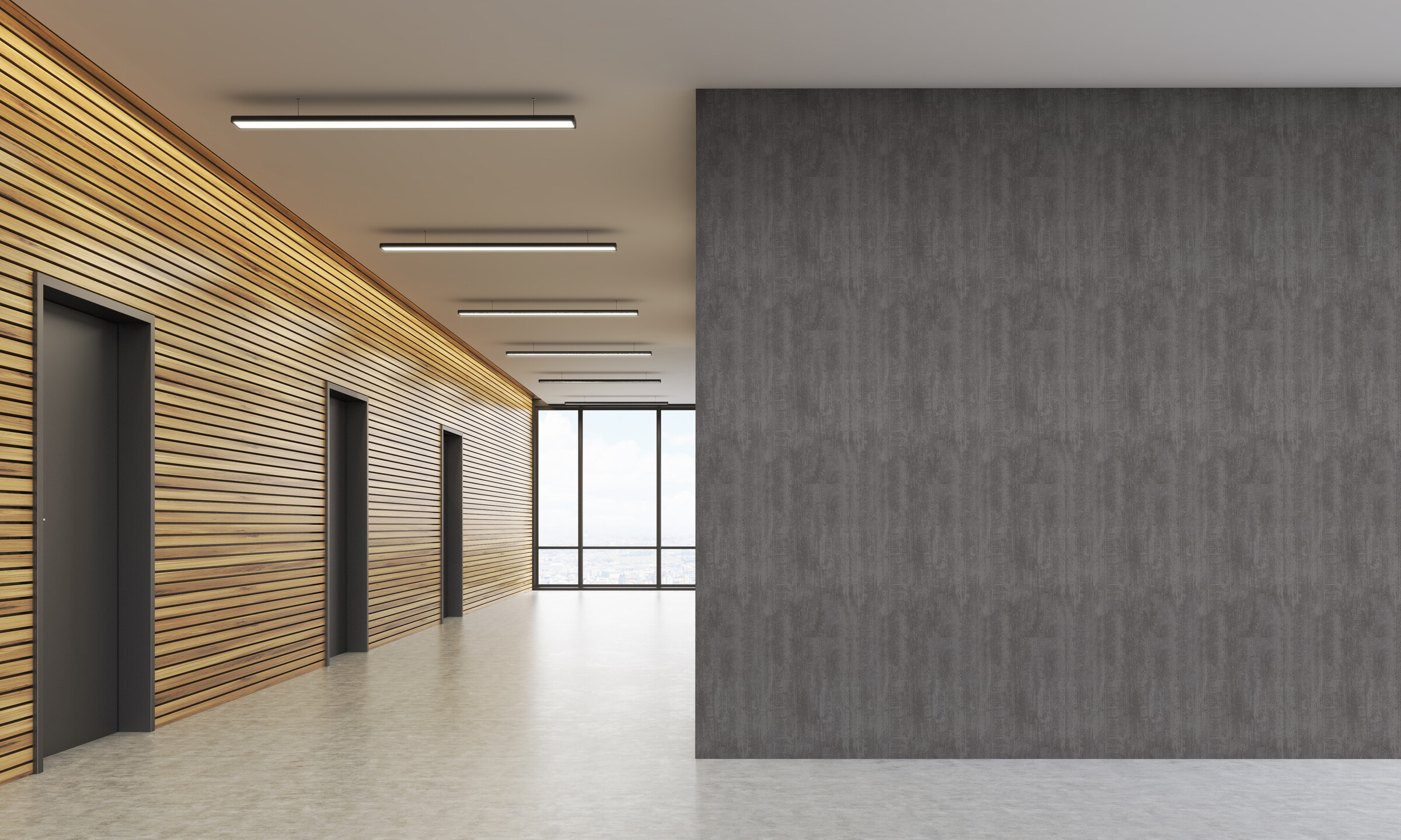 ADFORS Wallcovering Novelio Nature CONCRETE NEW YORK office