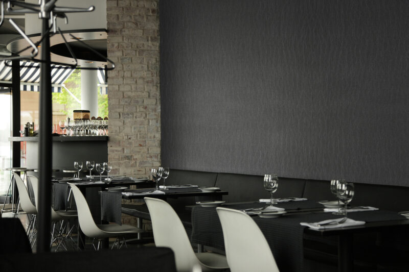 ADFORS Wallcovering Novelio Nature Charm Baltic Blue restaurant
