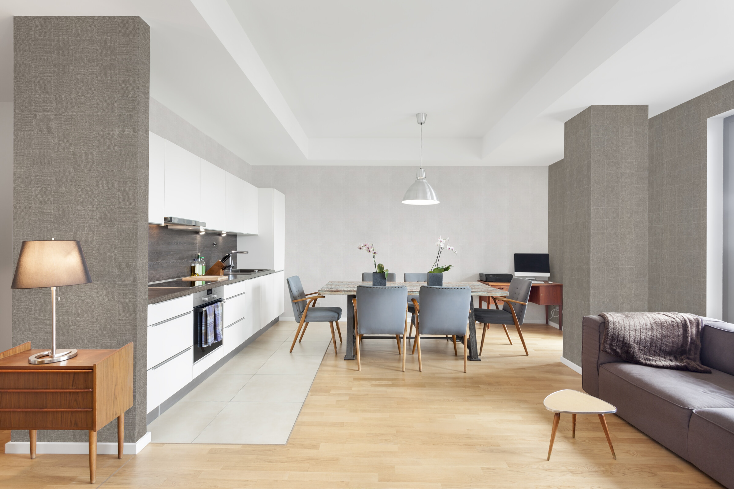 ADFORS Wallcovering Novelio Nature Grace Nutmeg interior flat