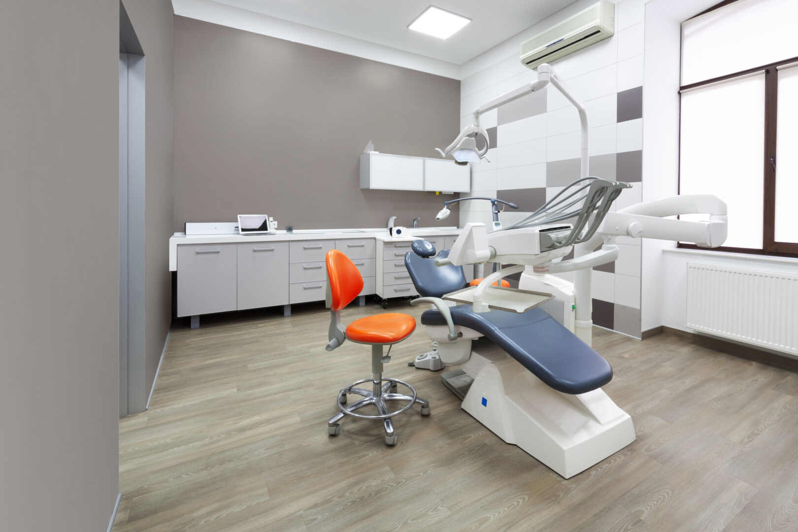 Interior of modern dental office.