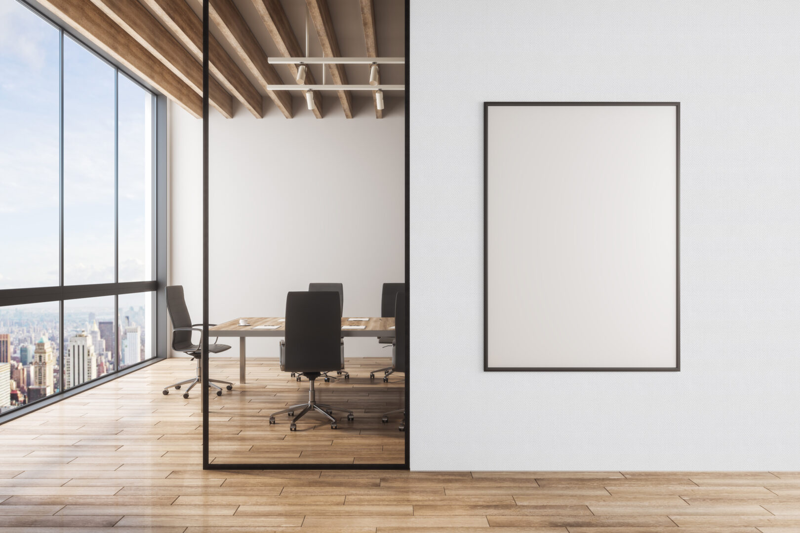 Modern meeting room interior